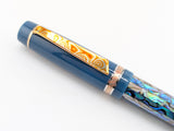 Hapalua 15 il Re in Tidal Fog Abalone w/ Kashmir Resin - Mokume Gane