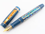 Hapalua 15 il Re in Tidal Fog Abalone w/ Kashmir Resin - Mokume Gane
