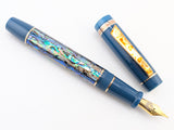 Hapalua 15 il Re in Tidal Fog Abalone w/ Kashmir Resin - Mokume Gane