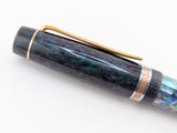 Hapalua 15 il Re in Dark Mexican Green Abalone w/ OP Resin - Mokume Gane
