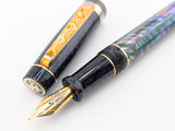 Hapalua 15 il Re in Dark Mexican Green Abalone w/ OP Resin - Mokume Gane