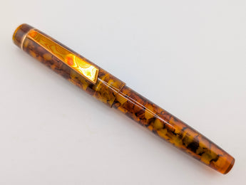 Carina 14 in Vintage Cellulose Acetate Tortoise Shell - Mokume Gane
