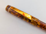 Carina 14 in Vintage Cellulose Acetate Tortoise Shell - Mokume Gane
