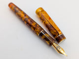 Carina 14 in Vintage Cellulose Acetate Tortoise Shell - Mokume Gane