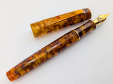 Carina 14 in Vintage Cellulose Acetate Tortoise Shell - Mokume Gane