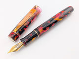 Carina 14 in Tortoise Shell #3 Cellulose Acetate - Mokume Gane