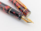 Carina 14 in Tortoise Shell #3 Cellulose Acetate - Mokume Gane
