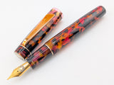 Carina 15 in Tortoise Shell #3 Cellulose Acetate - Mokume Gane