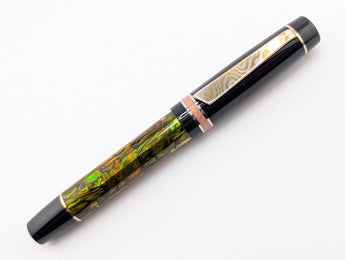 Carina Hapalua il Re 15 in Green/Gold Abalone w/ Black Resin