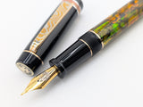 Carina Hapalua il Re 15 in Green/Gold Abalone w/ Black Resin