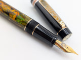 Carina Hapalua il Re 15 in Green/Gold Abalone w/ Black Resin
