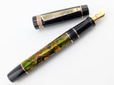 Carina Hapalua il Re 15 in Green/Gold Abalone w/ Black Resin
