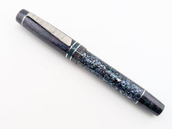 Hapalua in Starflake Black Abalone w/ Lusso Cosmos Resin - Damascus Steel