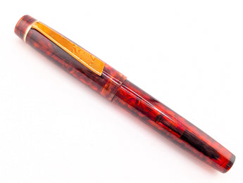Carina 15 in Tortoise Shell Cellulose Acetate w/ Mokume Gane Clip