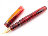 Carina 15 in Tortoise Shell Cellulose Acetate w/ Mokume Gane Clip