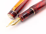 Carina 15 in Tortoise Shell Cellulose Acetate w/ Mokume Gane Clip