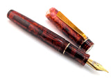Carina 15 in Tortoise Shell Cellulose Acetate w/ Mokume Gane Clip