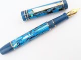 Carina Ragazzone in Ice Blue Abalone w/ Kashmir Resin
