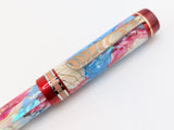 Carina Ragazzone il Re in Dawn's Early Light Abalone w/ Blood Red Resin