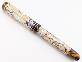 Carina Ragazzone in White Paua Abalone w/ Dark Tortoise Resin