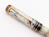 Carina Ragazzone in White Paua Abalone w/ Dark Tortoise Resin