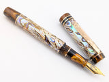 Carina Ragazzone in White Paua Abalone w/ Dark Tortoise Resin
