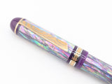 Taurus Ragazzone il Re in Sage Prism Awabi w/ Grape Resin - Mokume Gane