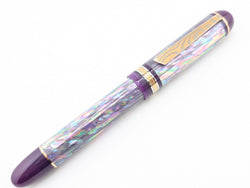 Taurus Ragazzone il Re in Sage Prism Awabi w/ Grape Resin - Mokume Gane