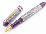 Taurus Ragazzone il Re in Sage Prism Awabi w/ Grape Resin - Mokume Gane