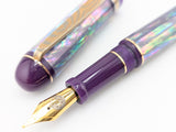 Taurus Ragazzone il Re in Sage Prism Awabi w/ Grape Resin - Mokume Gane