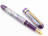 Taurus Ragazzone il Re in Sage Prism Awabi w/ Grape Resin - Mokume Gane