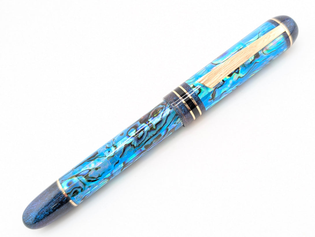 Taurus Ragazzone in Ice Blue Abalone w/ Zero Gravity Resin