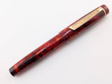 Carina 15 in Amber Tortoiseshell Cellulose Acetate - Mokume Gane