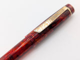 Carina 15 in Amber Tortoiseshell Cellulose Acetate - Mokume Gane
