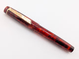 Carina 15 in Amber Tortoiseshell Cellulose Acetate - Mokume Gane