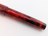 Carina 15 in Amber Tortoiseshell Cellulose Acetate - Mokume Gane
