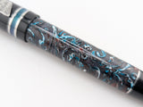 Carina 15 in Kaotic Artworks Matrix with Black Resin - Damascus Steel