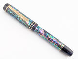Ragazzone in Dark Mexican Green Abalone w/ Lusso Cosmos Resin