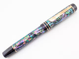 Ragazzone in Dark Mexican Green Abalone w/ Lusso Cosmos Resin