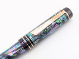 Ragazzone in Dark Mexican Green Abalone w/ Lusso Cosmos Resin