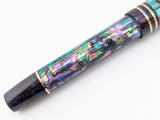 Ragazzone in Dark Mexican Green Abalone w/ Lusso Cosmos Resin