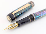 Ragazzone in Dark Mexican Green Abalone w/ Lusso Cosmos Resin