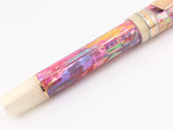 Ragazzone il Re in Desert Sunrise Awabi w/ Flax Resin - Mokume Gane