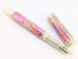 Ragazzone il Re in Desert Sunrise Awabi w/ Flax Resin - Mokume Gane