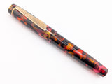 Carina 15 in Multi Colored Tortoiseshell Cellulose Acetate - Mokume Gane