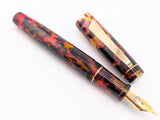 Carina 15 in Multi Colored Tortoiseshell Cellulose Acetate - Mokume Gane