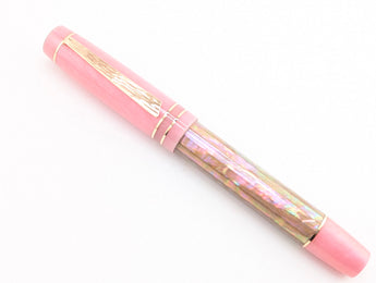Hapalua 15 in White Gold Awabi w/ Ghost Pink Resin