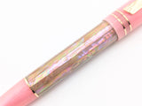 Hapalua 15 in White Gold Awabi w/ Ghost Pink Resin