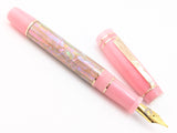 Hapalua 15 in White Gold Awabi w/ Ghost Pink Resin