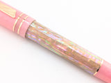 Hapalua 15 in White Gold Awabi w/ Ghost Pink Resin